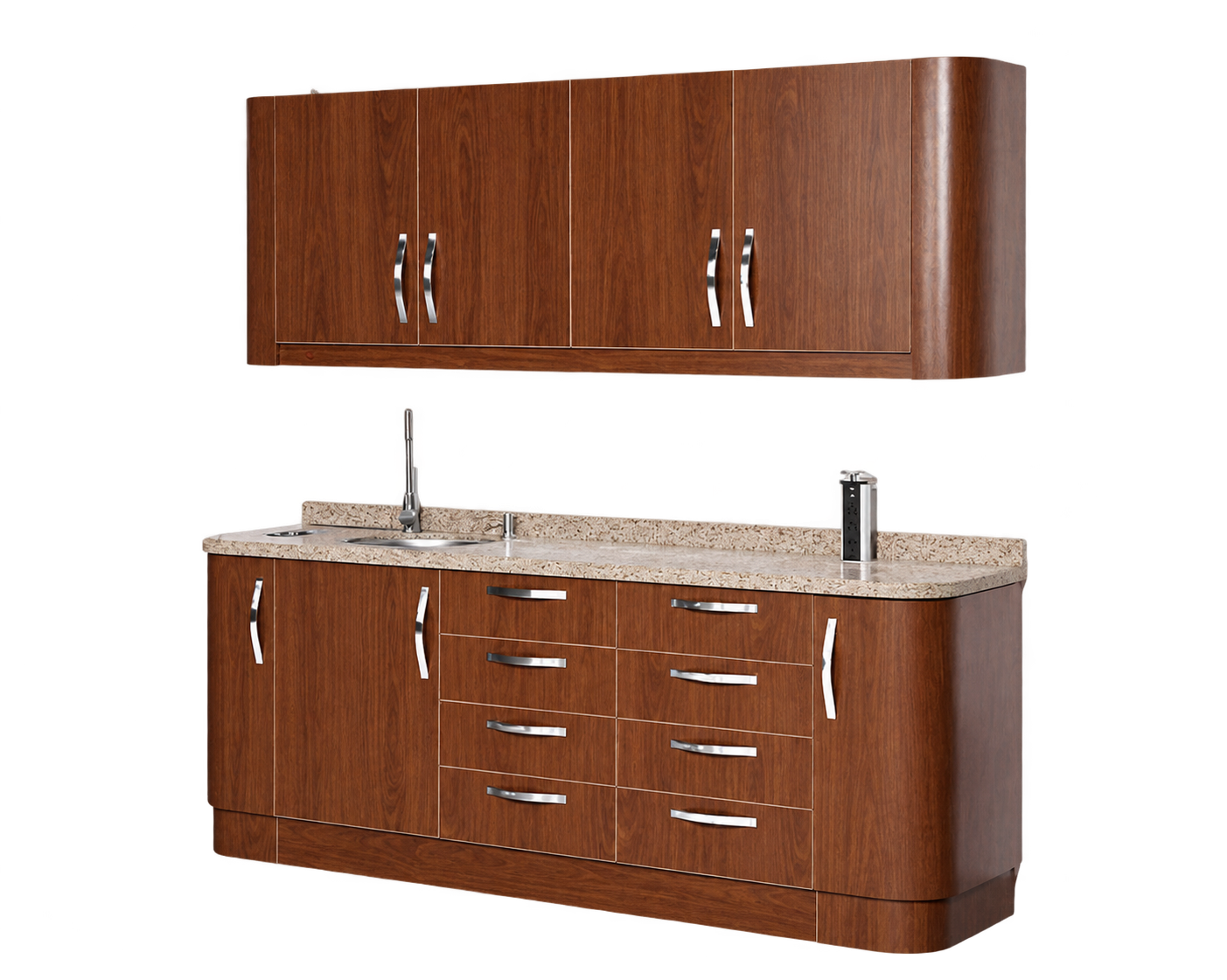 TJ-DC26A wood dental cabinet