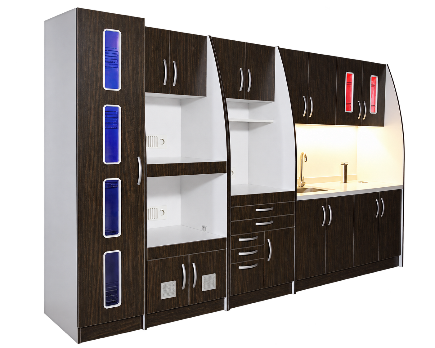 TJ-DC27 wood dental cabinet